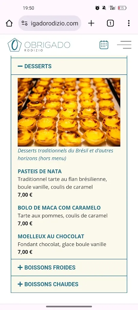 Menü_Obrigado Rodizio Villejuif_Villejuif_Bild_2