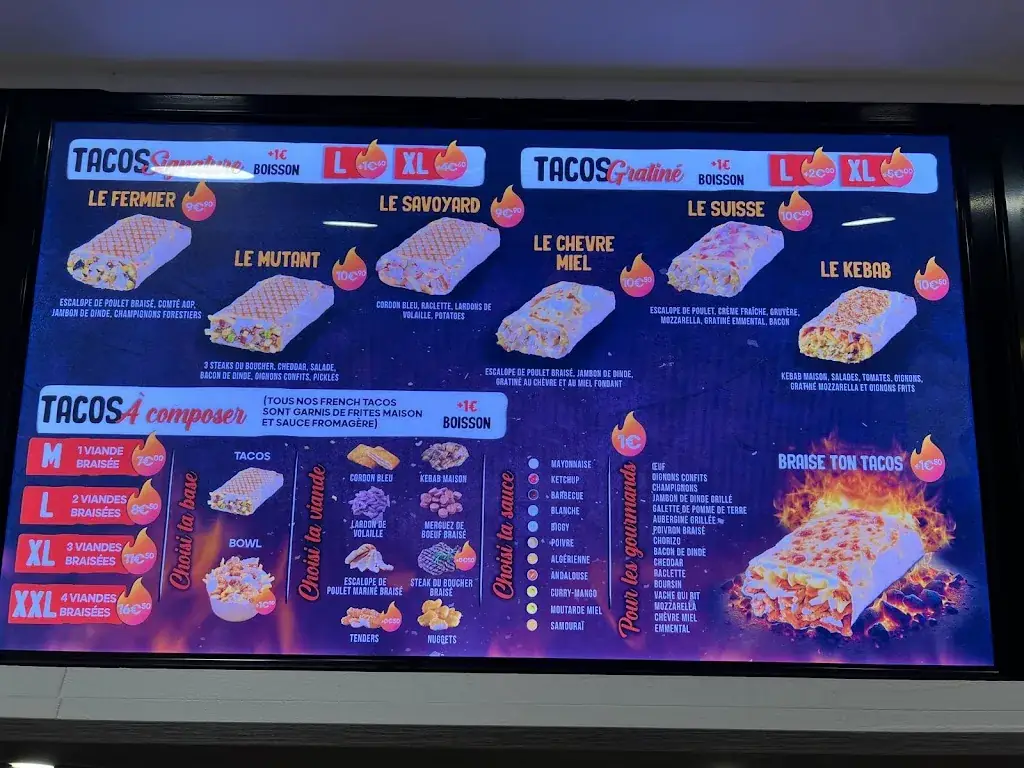 Menu_Les Braisés - Burgers et Tacos gourmets🔥_Villejuif_image_2