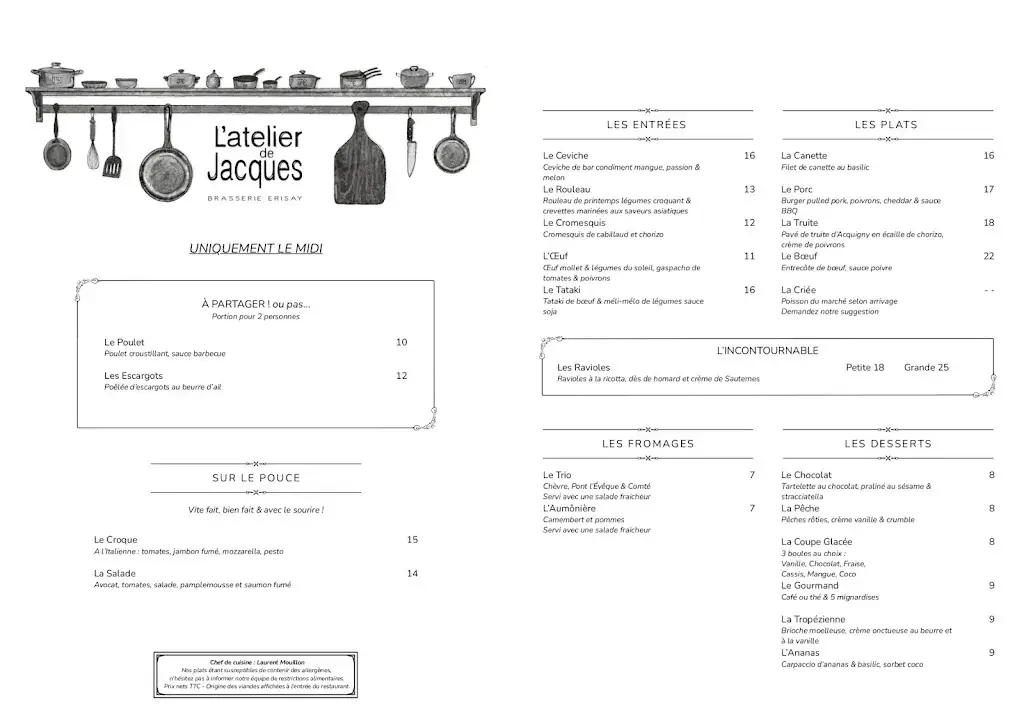 Menu_L'atelier De Jacques_Saint-Aubin-sur-Gaillon_image_1