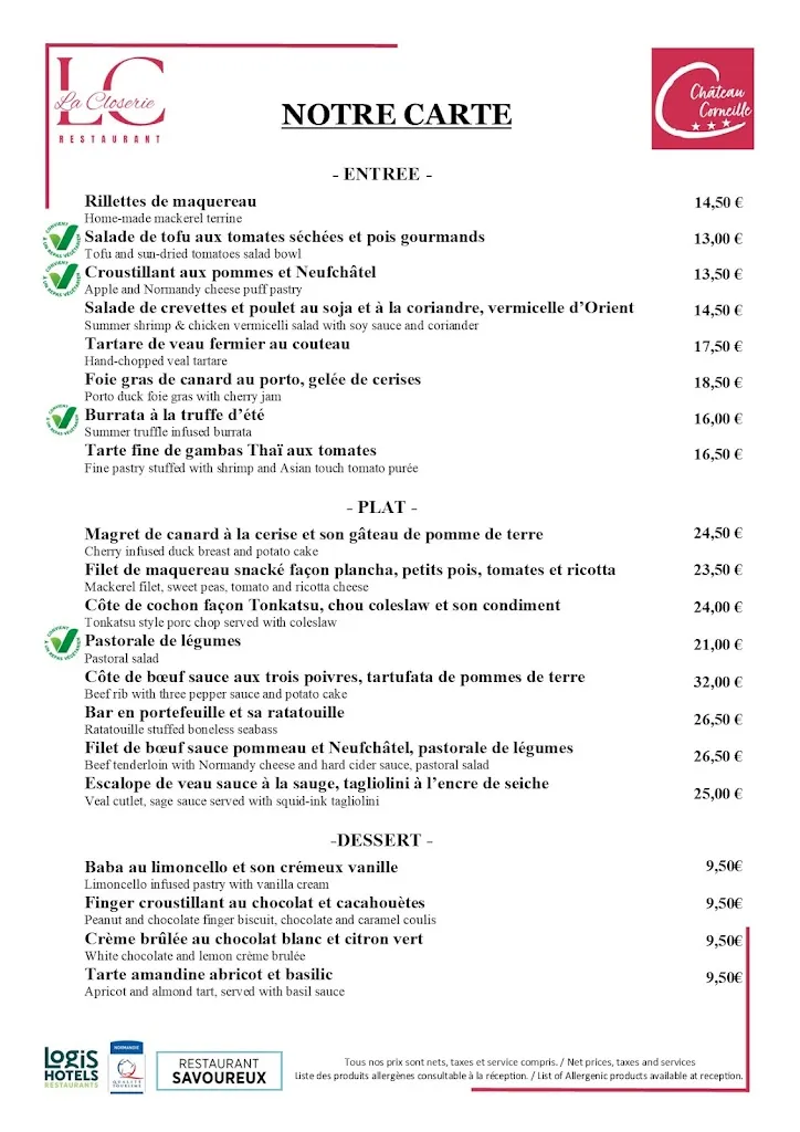 Menu_Restaurant La Closerie_d'Hazey_image_4