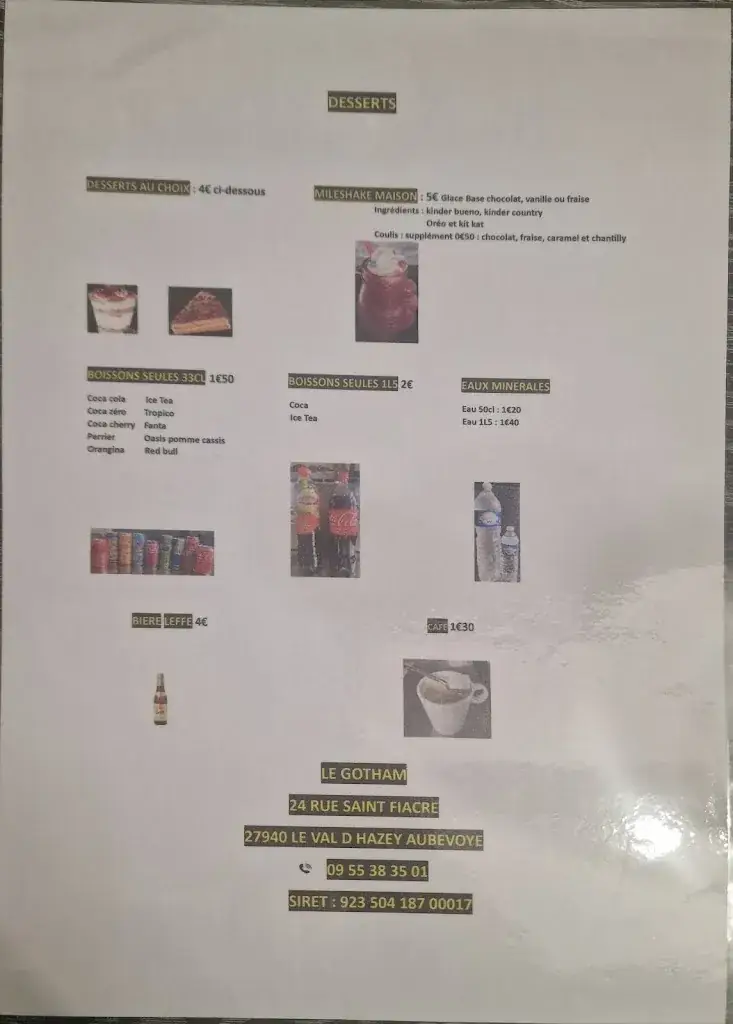Menu_Restaurant Le Gotham_Aubevoye_image_3
