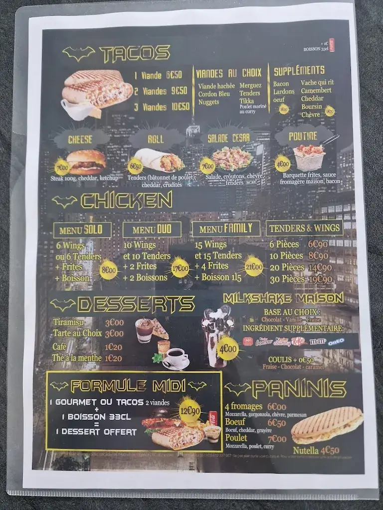 Menu_Restaurant Le Gotham_Aubevoye_image_4