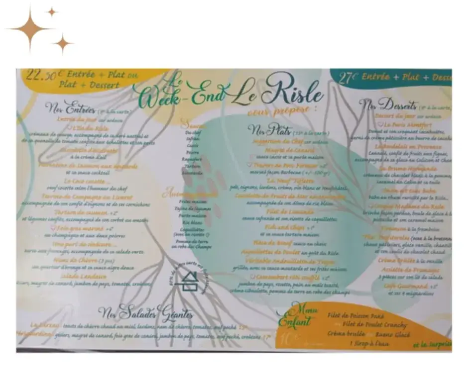Menu_Hotel Restaurant le Risle_Montfort-sur-Risle_image_1