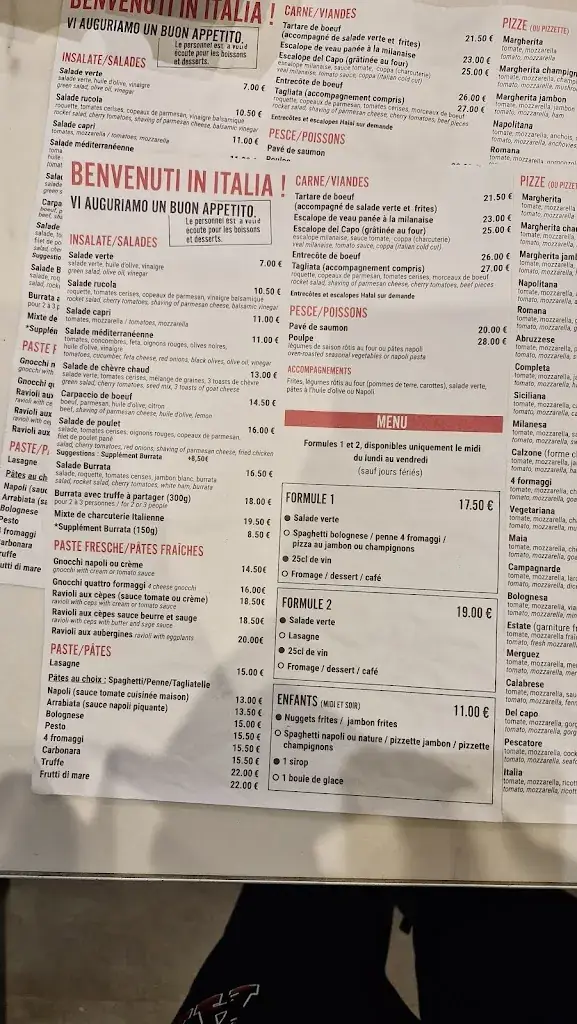 Menu_Ristorante Pizzeria L'Azzurra_Ferney-Voltaire_image_4