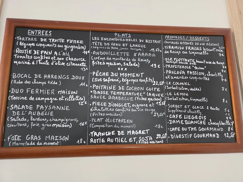 Menu_L'Aubélie restaurant_Salon_image_1