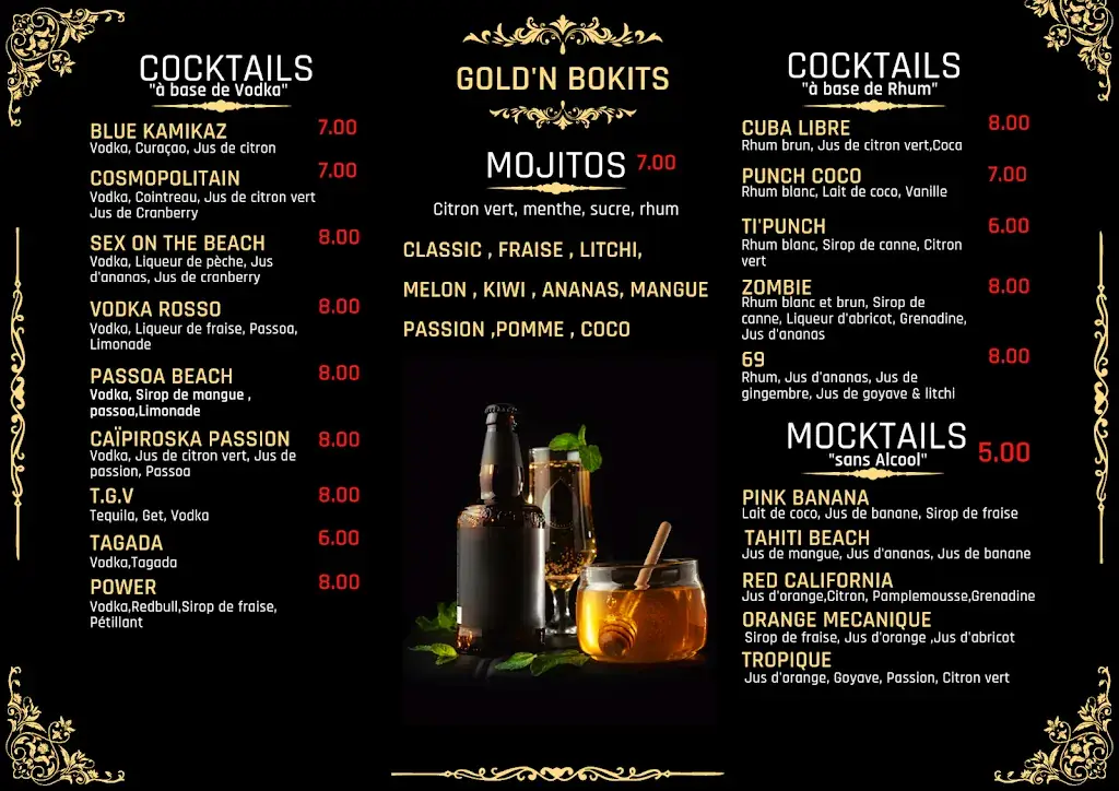 Menu_Gold'n bokits_L'Aigle_image_1