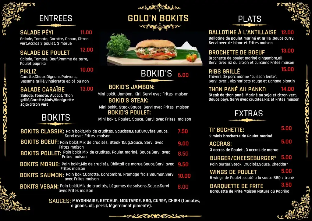 Menu_Gold'n bokits_L'Aigle_image_2