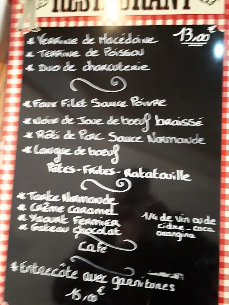 Menu_Restaurant Le Normandy_Tôtes_image_1