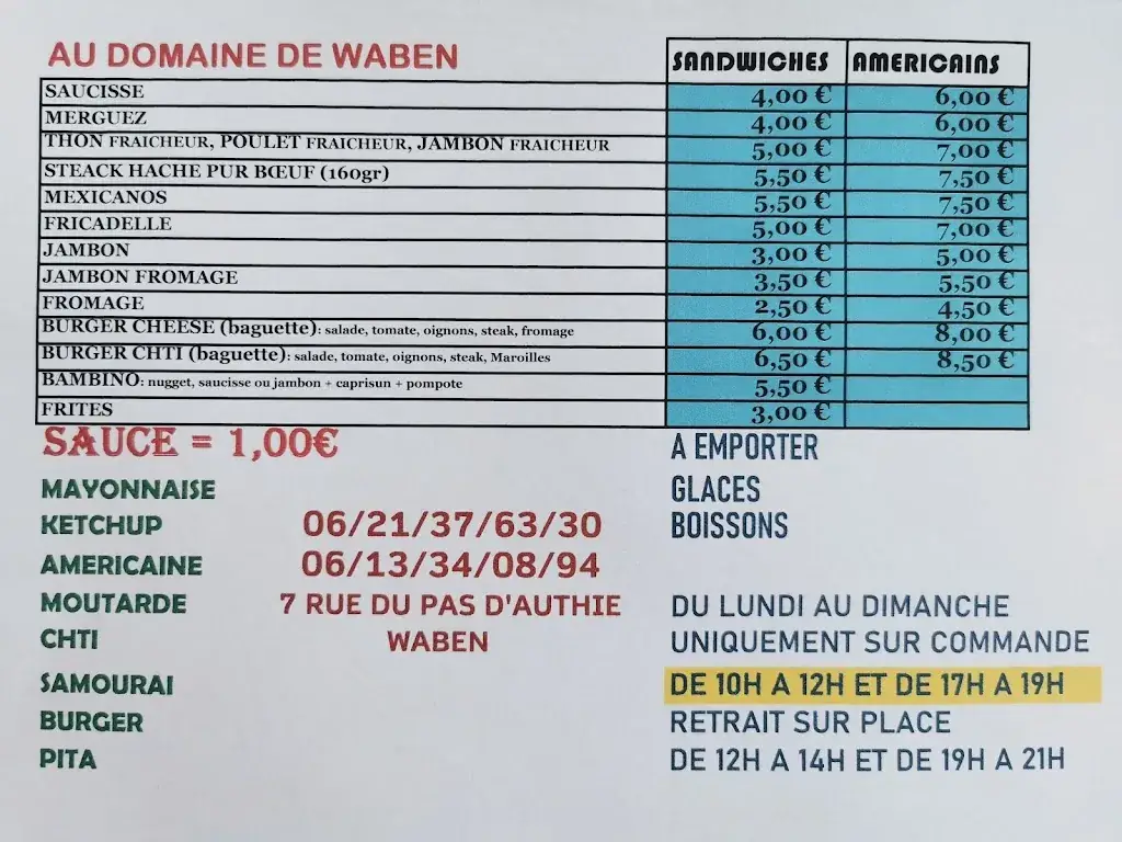 Menu_Au Domaine De Waben_Waben_image_1