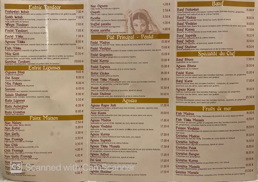 Menu_Restaurant Shalimar_Ferney-Voltaire_immagine_2
