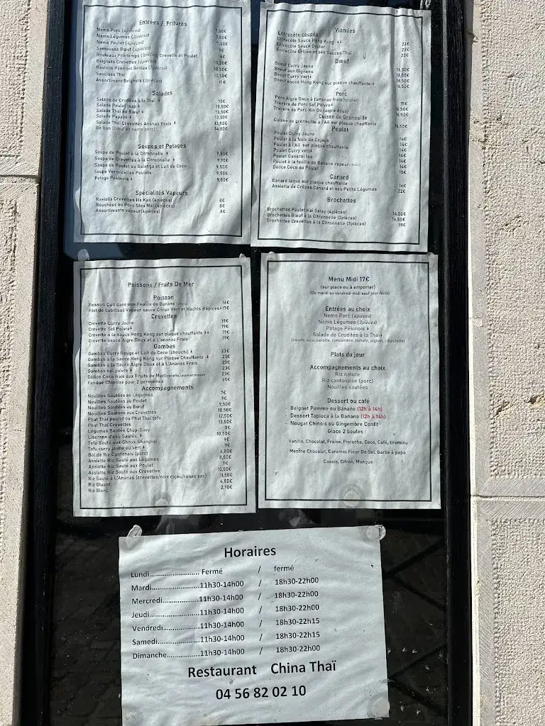 Menu_CHINA THAI_Ferney-Voltaire_image_2