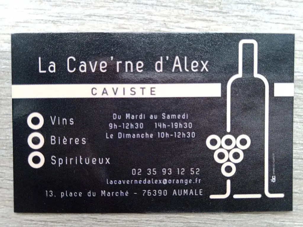 Menu_La Caverne Des Epicurieux_Aumale_image_1