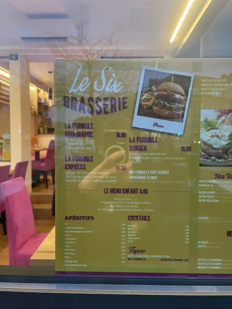 Menu_Le Six_Yvetot_imagen_4