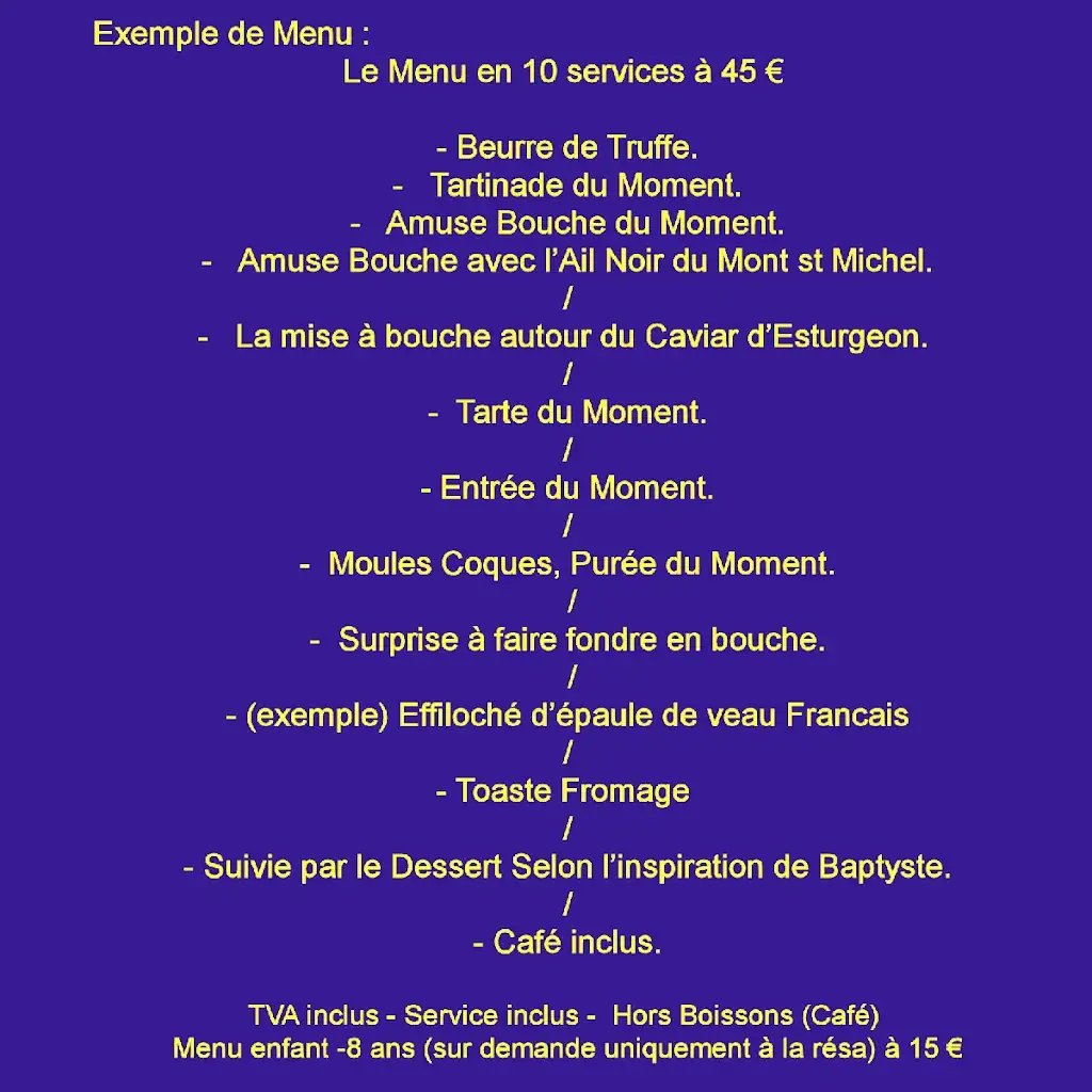 Menu_La Table de Baptyste_Ectot-lès-Baons_image_1