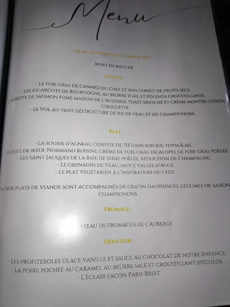 Menu_Auberge du Val au Cesne_Croix-Mare_image_2