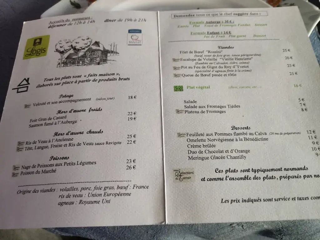 Menu_Auberge du Val au Cesne_Croix-Mare_image_4