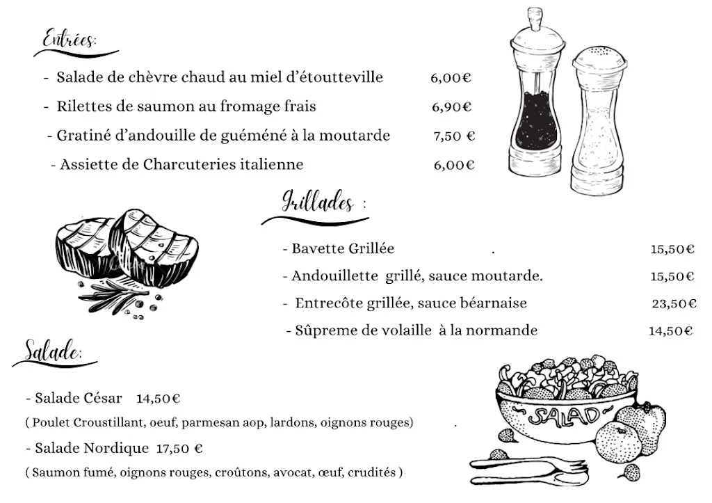 Menu_L'Hirondelle_Étoutteville_immagine_2