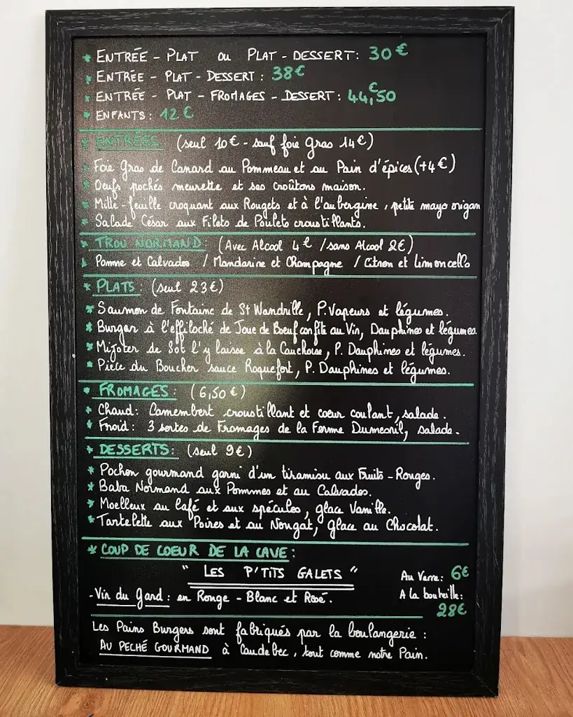 Menu_Rendez-vous des Chasseurs_Maulévrier-Sainte-Gertrude_image_1