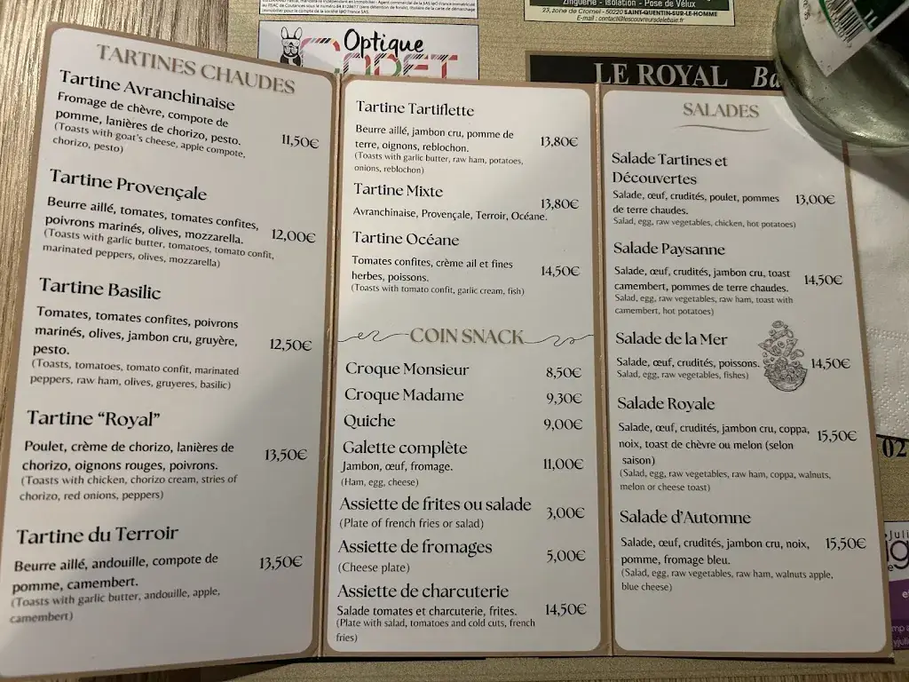 Menu_Le Royal_Avranches_image_1