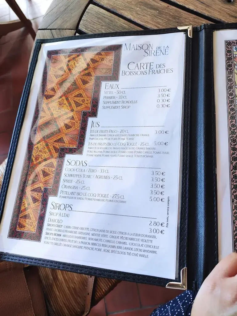Menu_Maison de la Sirène_Avranches_immagine_1
