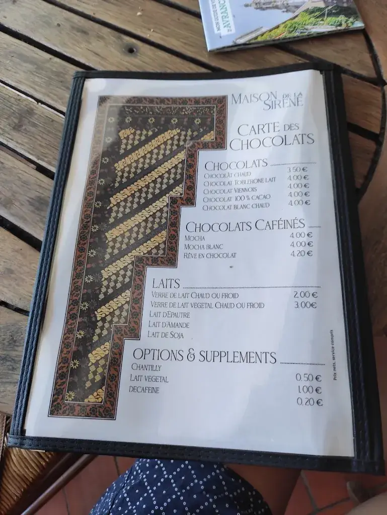 Menu_Maison de la Sirène_Avranches_immagine_3