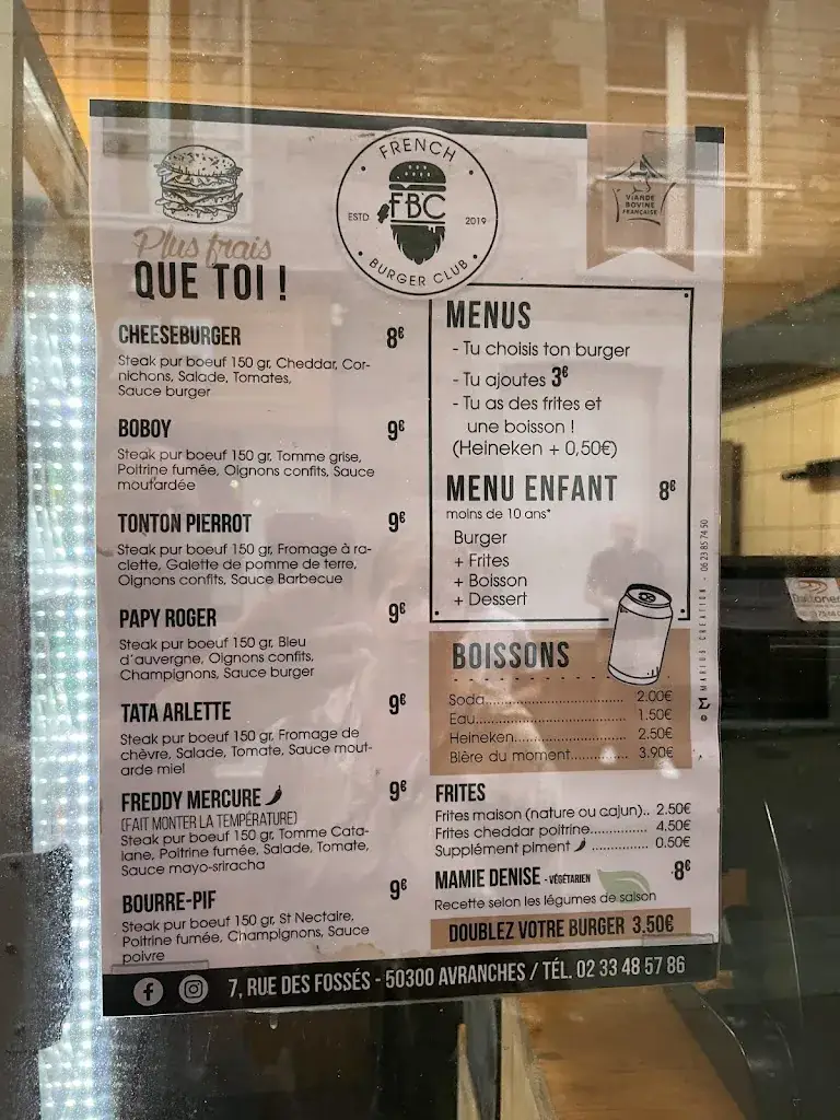 Menu_French Burger Club_Avranches_image_2