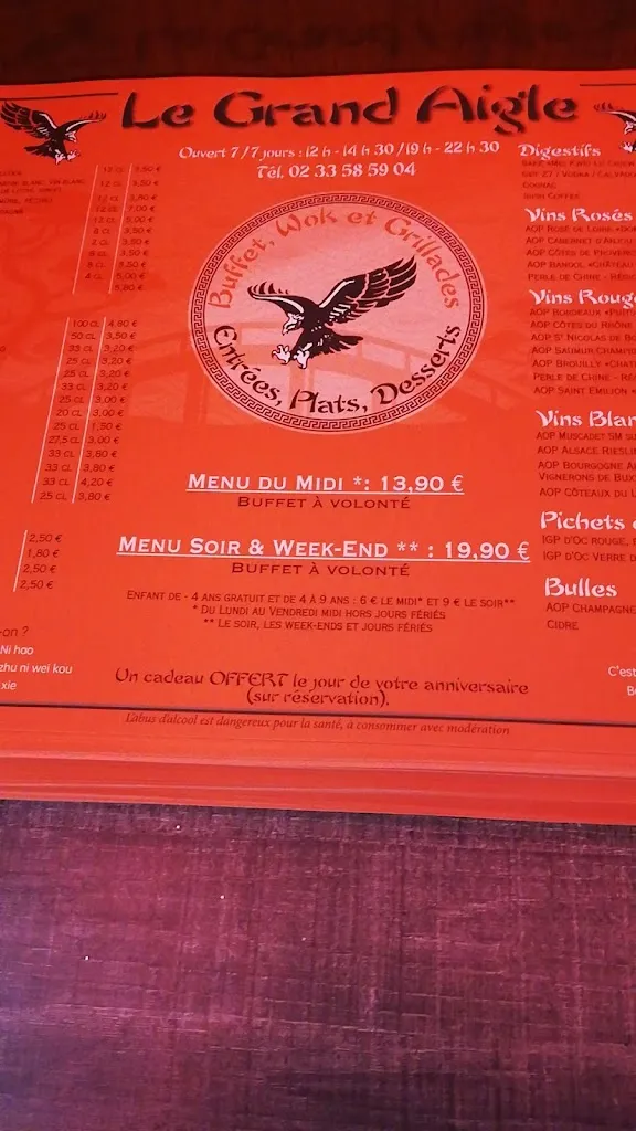 Menu_Le Grand Aigle_Val-Saint-Père_image_4