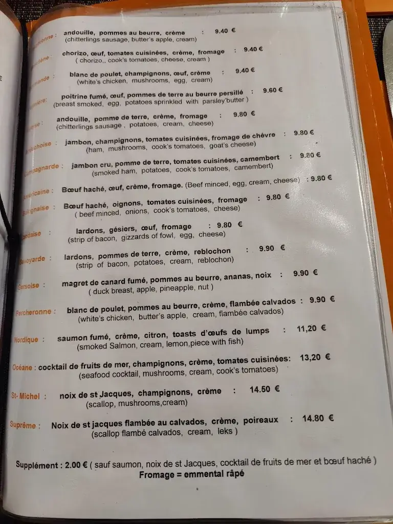 Menu_crêperie du pot d'étain_Avranches_image_1