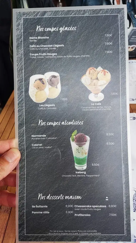 Menu_Bar Restaurant La Cale Marine_Barneville-Carteret_image_4