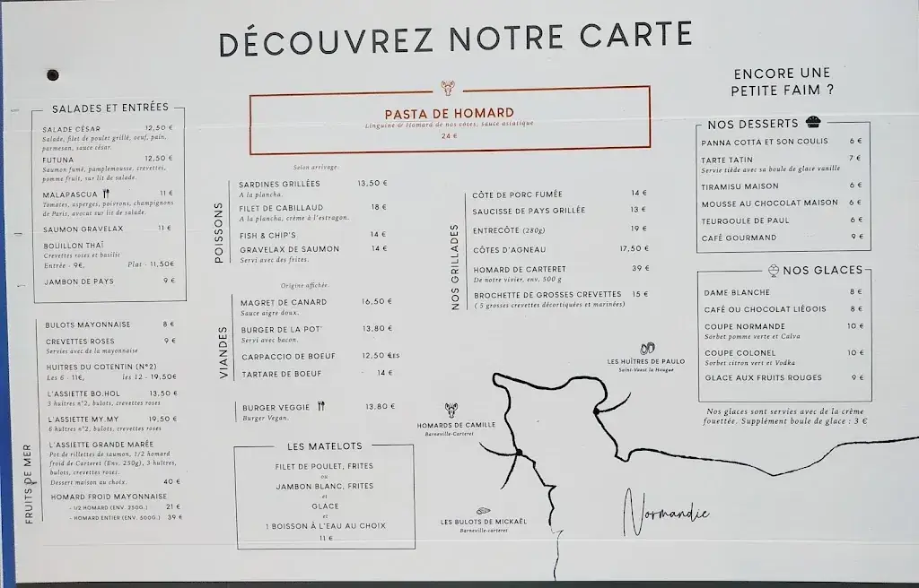 Menu_La Potiniere_Barneville-Carteret_image_1