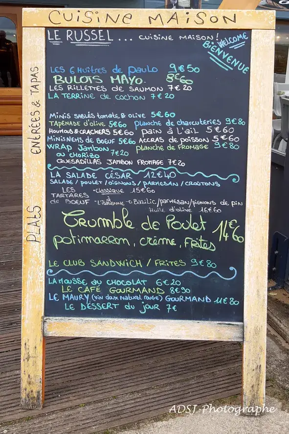 Menu_Le Russel_Barneville-Carteret_image_3