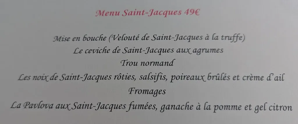 Menu_Au Pied des Marais_Varaville_image_4
