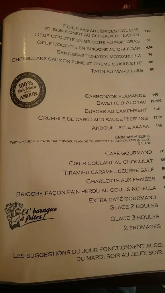 Menu_Au Chti Normand - Malaunay_Malaunay_image_1