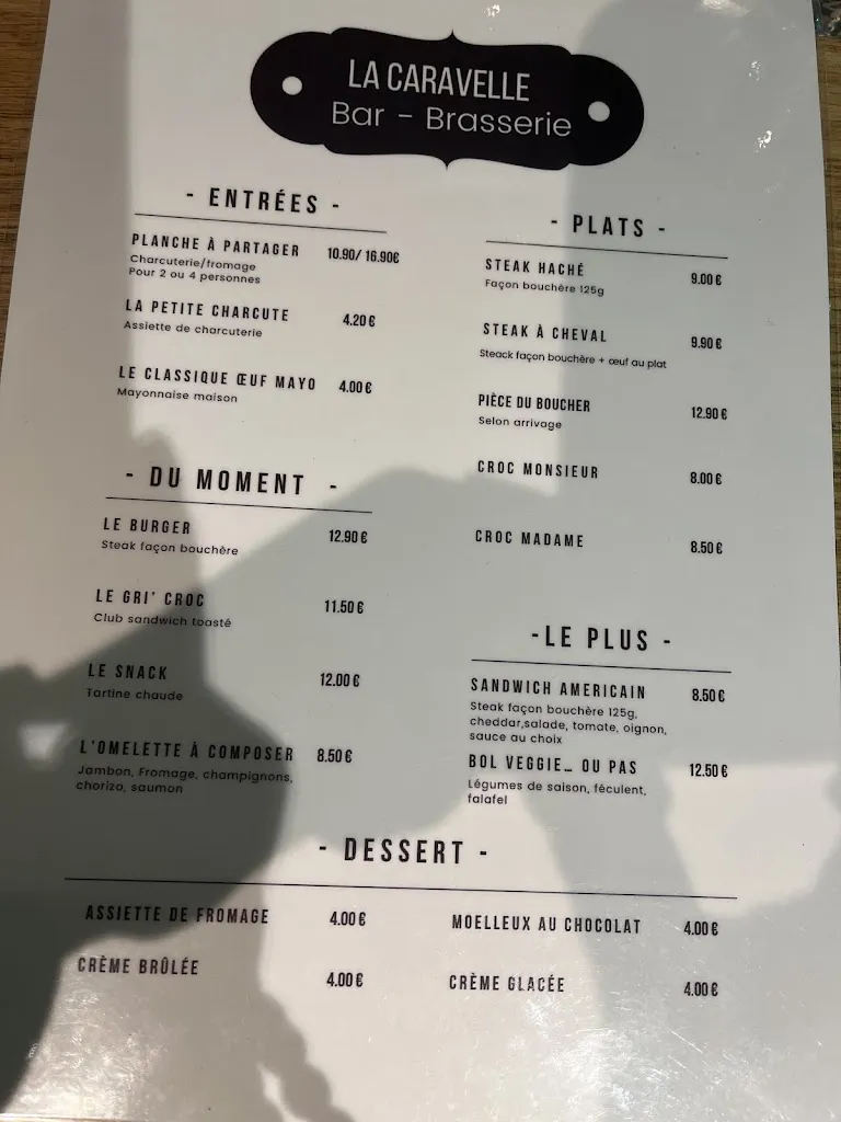 Menu_La Caravelle - Bar / brasserie_Pavilly_immagine_1