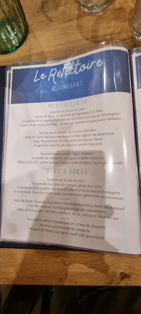 Menu_Le Réfectoire_Duclair_image_4