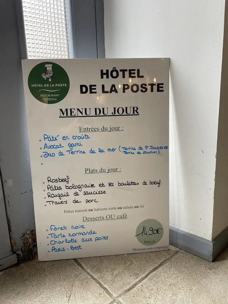 Menu_Hotel De La Poste_Hague_immagine_1