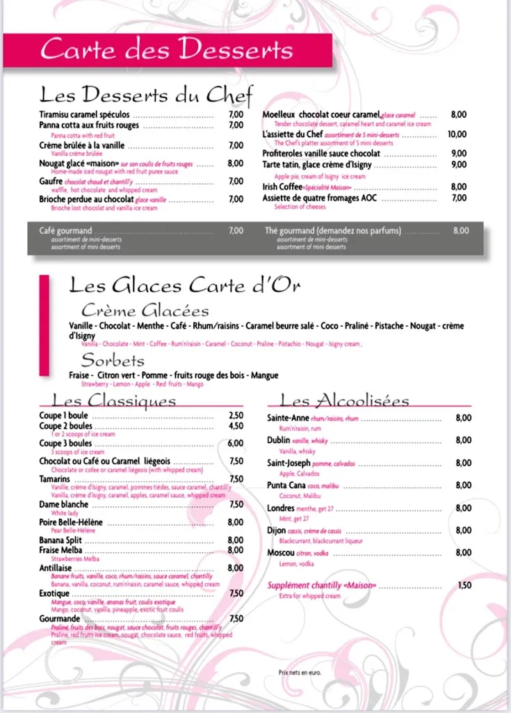 Menu_Restaurant Les Tamarins_Hague_image_2