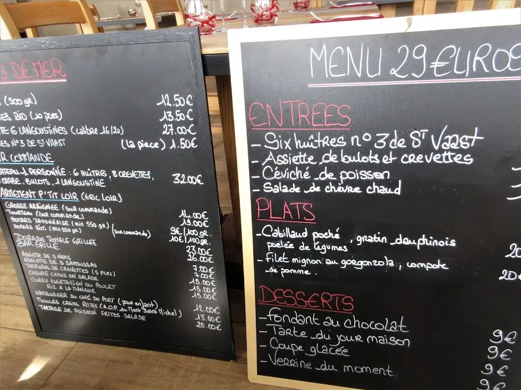 Menu_Café du port_Hague_image_2