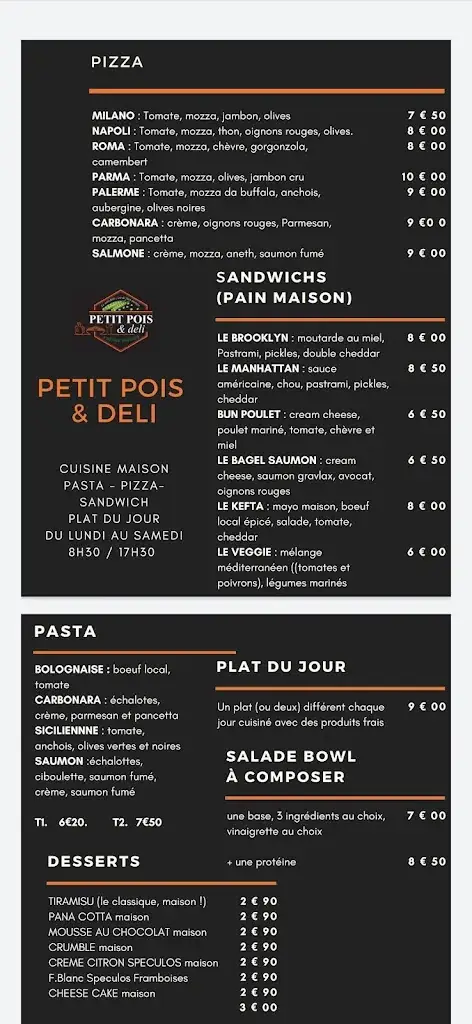 Menu_PETIT POIS & deli_Belbeuf_image_1