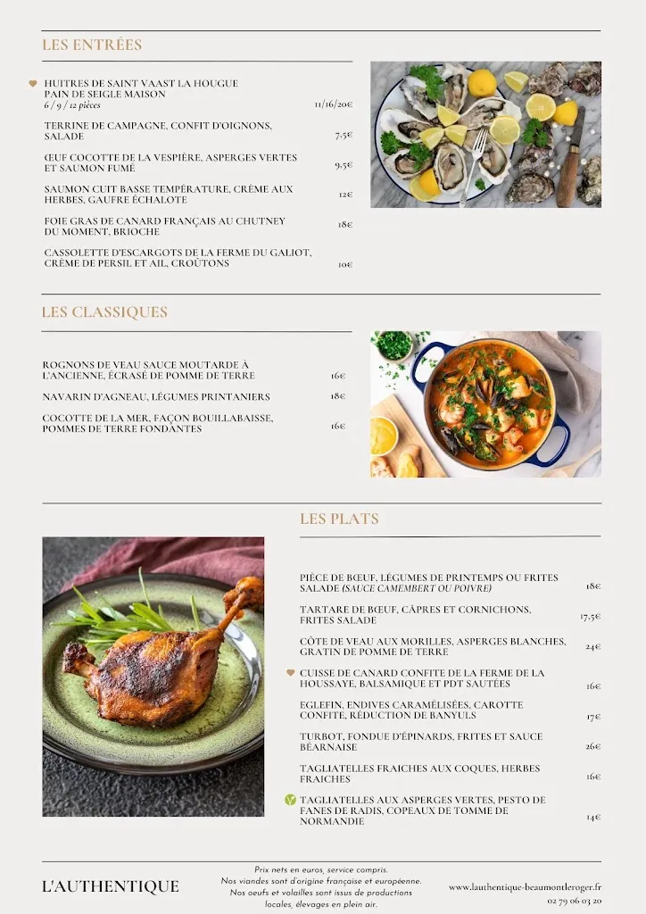 Menu_L'Authentique_Beaumont-le-Roger_imagen_3