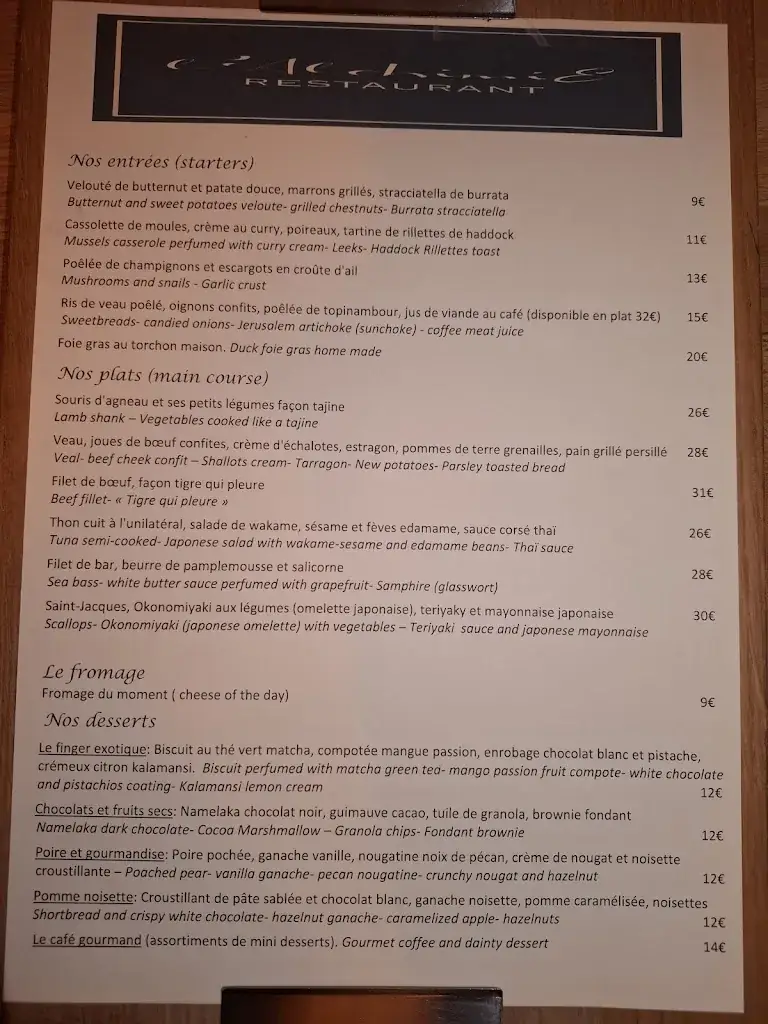 Menu_L'Alchimie_Bayeux_image_1