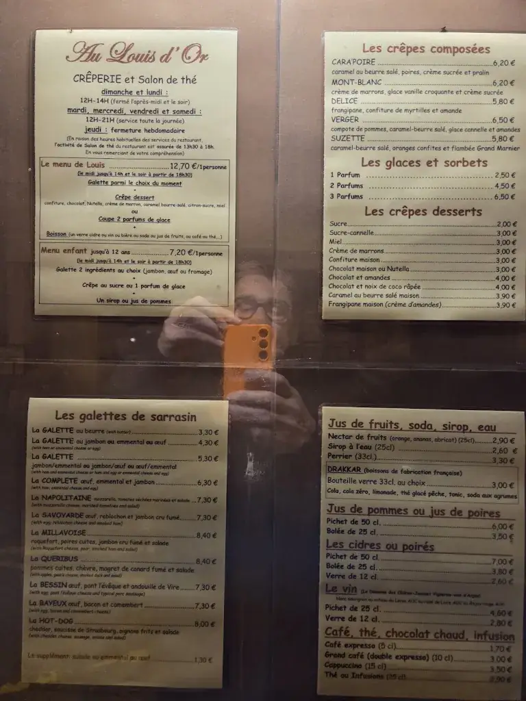 Menu_Au Louis d’Or_Bayeux_image_3