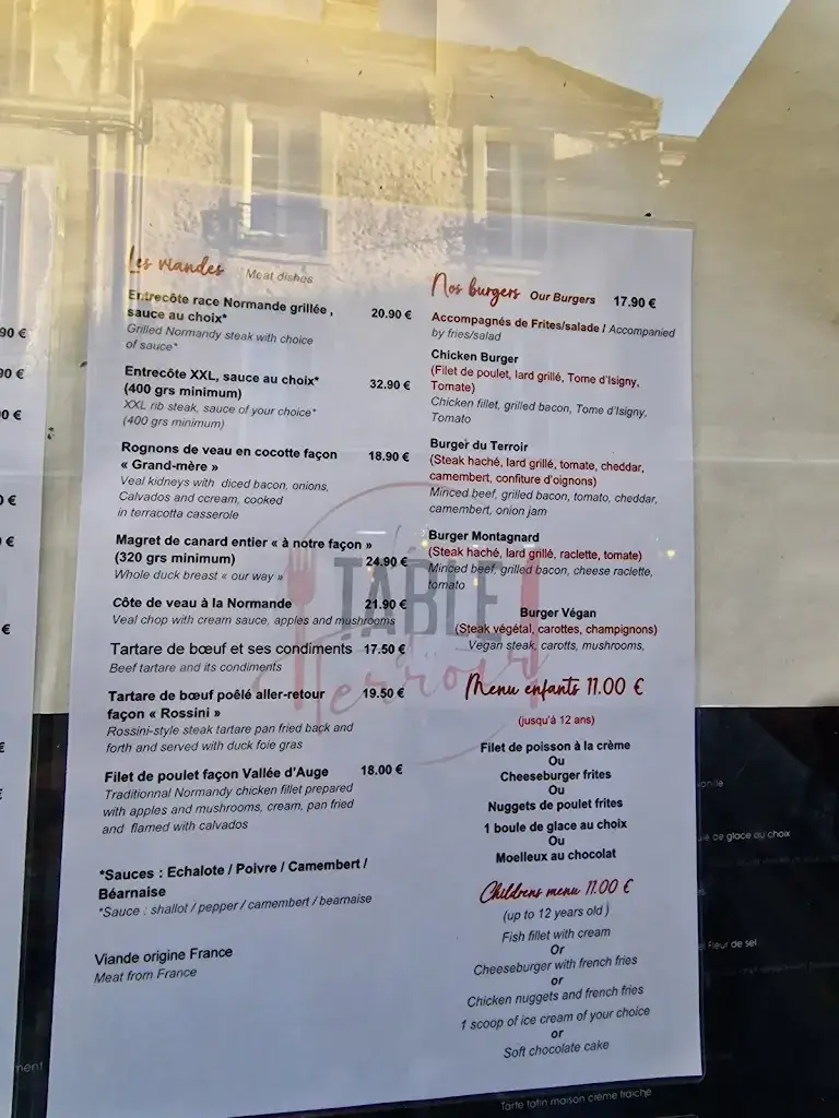 Menu_La Table du Terroir_Bayeux_image_4