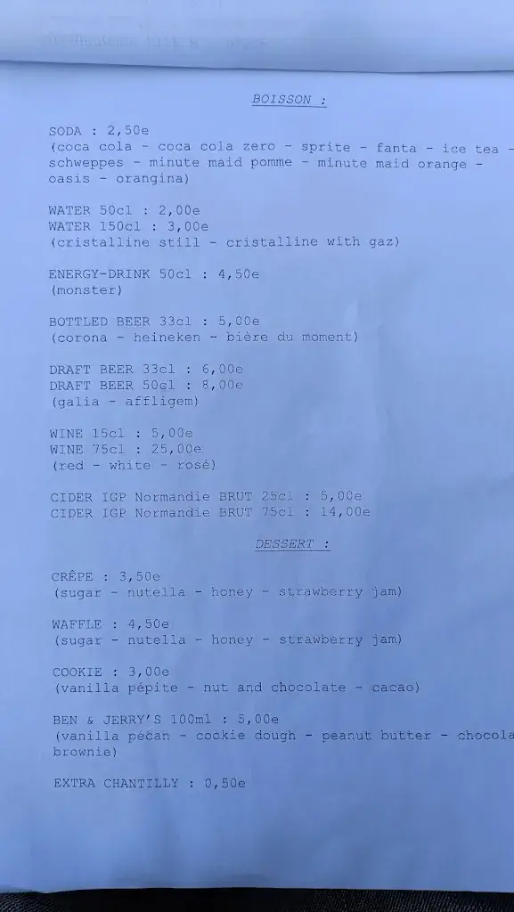 Menu_Le Petit Relais_Bayeux_image_2