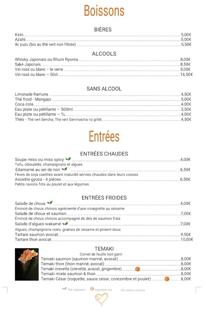 Menu_Cœur de Sushi_Bayeux_image_2
