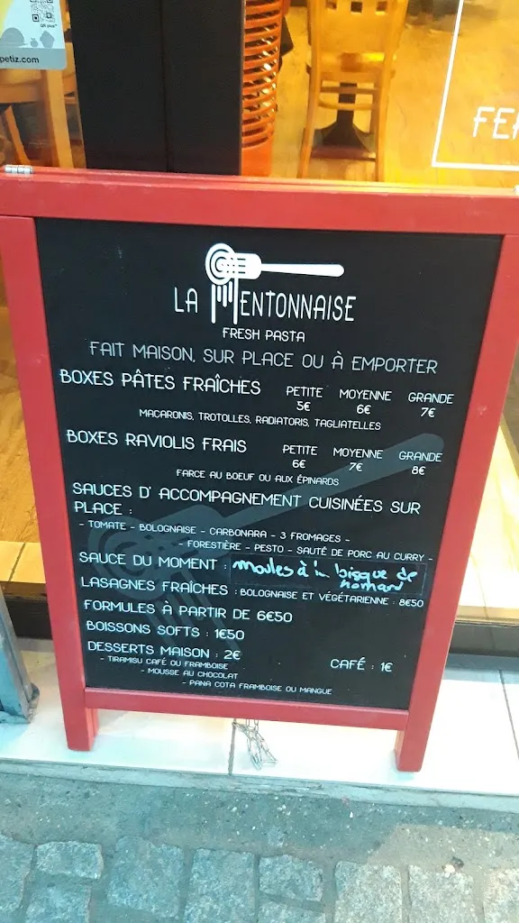 Menu_La Mentonnaise_Côte-Saint-André_image_2