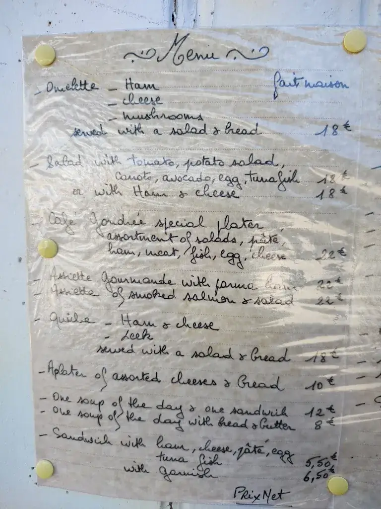 Menu_Café Gondrée_Bénouville_image_2