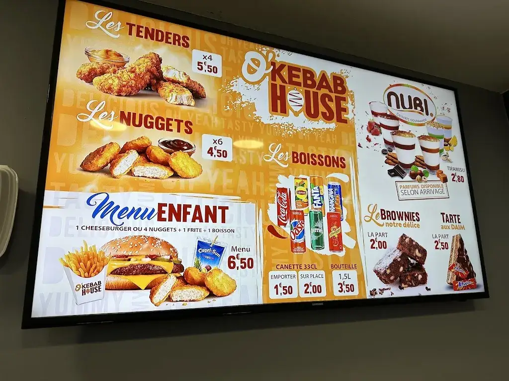 Menu_Ô Kebab House._Bellengreville_image_4