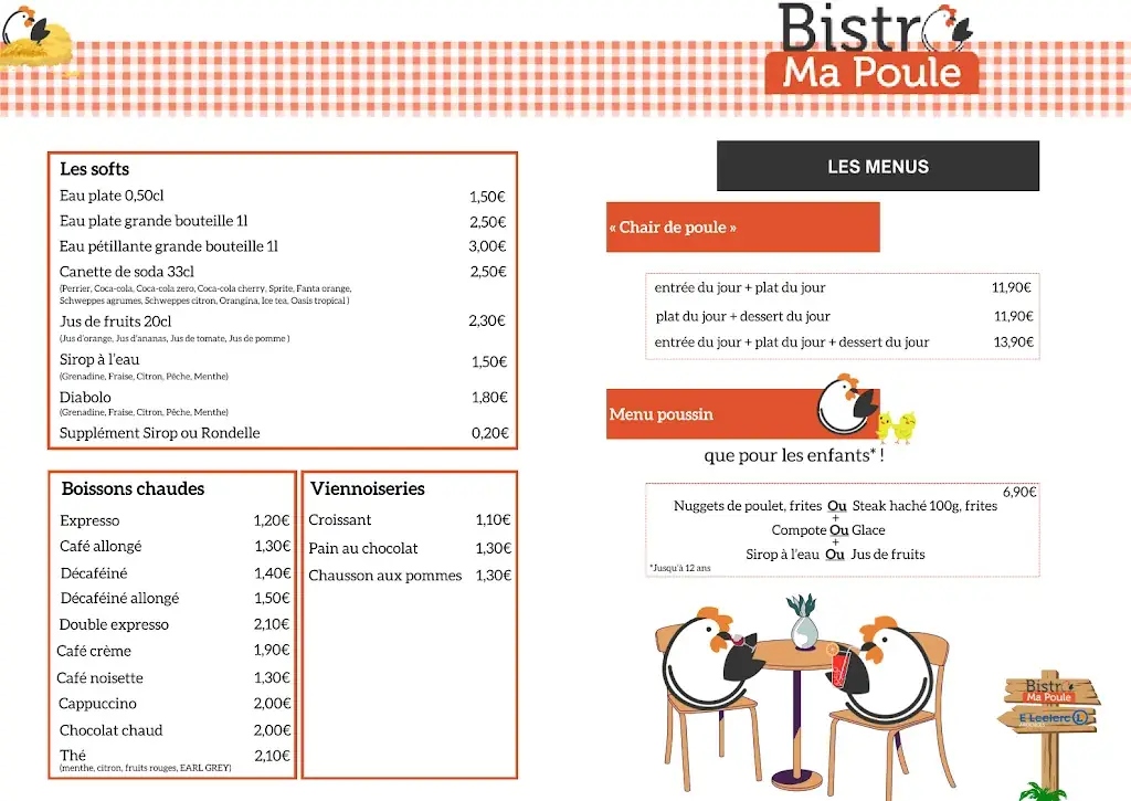 Menü_Bistrô Ma Poule_Argences_Bild_3