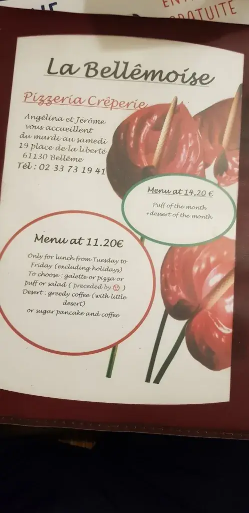 Menu_LA BELLÊMOISE Pizza Crêpe_Bellême_image_1